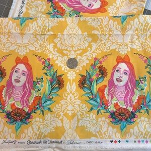 Tula Pink Alice from Curiouser and Curiouser. Fabric by the half yard